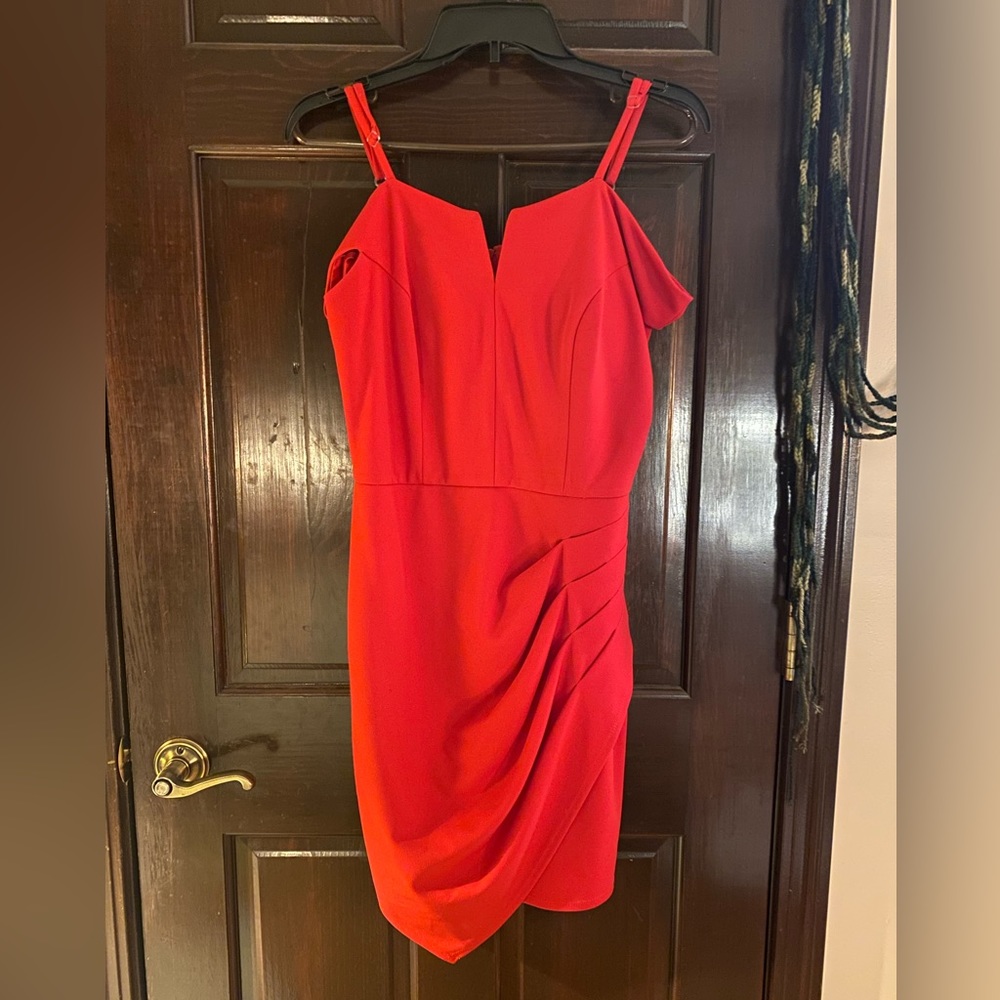 Short Red formal dress